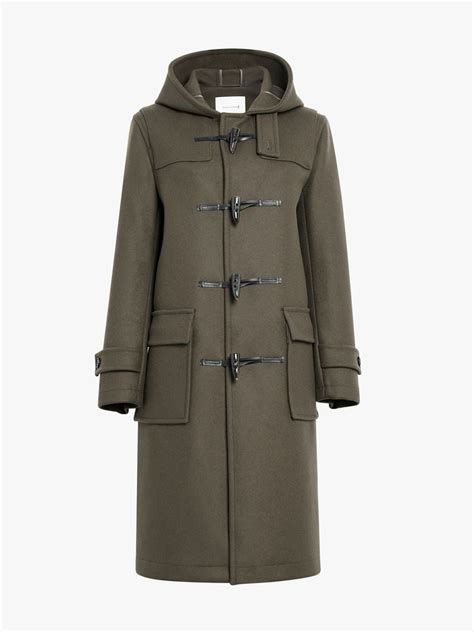 LONG DUFFLE COAT IN WOOL 